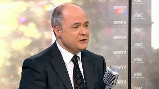 Bruno Le Roux sur le plateau de RMC et BFMTV