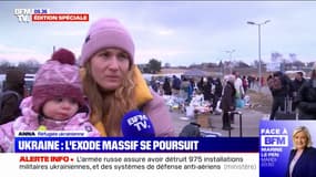 Guerre en Ukraine: l'exode massif vers la Pologne continue