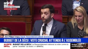 Budget de la Sécurité sociale: Jean-Philippe Tanguy, député RN de la Somme, dénonce "le socialo-macronisme"