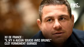 XV de France : "Il n'y aucun soucis avec Brunel" clôt fermement Guirado 