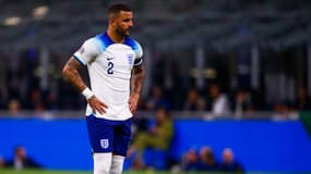 Kyle Walker en match de Ligue des nations avec l'Angleterre, en septembre 2022