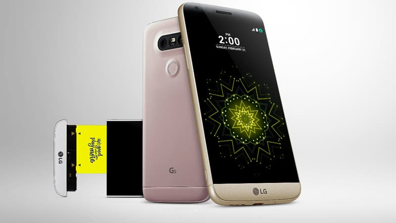 Le LG G5, nouveau smartphone Android de la marque coréenne, est équipé d'un système permettant d'extraire rapidement la batterie de l'appareil.