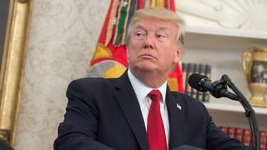 Donald Trump, le 24 octobre 2017, à la Maison Blanche.