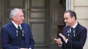 François Bayrou et Sébastien Lecornu le 10 septembre 2025 à Paris 