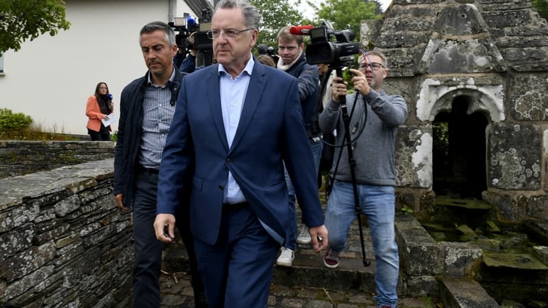 Richard Ferrand dans le Finistère.
