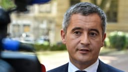 Gérald Darmanin en visite à Lyon, le 30 juillet 2022.