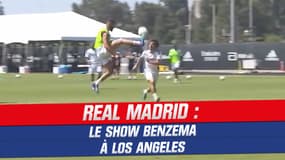 Real Madrid : Lucarne, lob, volée... le show Benzema à Los Angeles