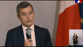 Gérald Darmanin au "Beauvau de la sécurité".