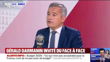 Présidentielle 2027: "Ce qui m'intéresse, c'est de préparer un projet pour les Français", indique Gérald Darmanin