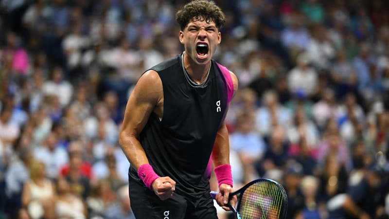 Ben Shelton à l'US Open, le 5 septembre 2023