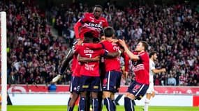 La joie des Lillois face à l'OM, le 20 mai 2023.