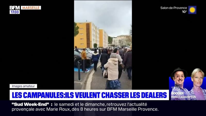 Marseille: les habitants de la résidence les Campanules se mobilisent contre les dealers