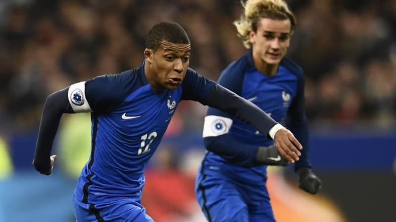 Kylian Mbappé et Antoine Griezmann