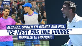 Tennis : Alcaraz, Sinner en avance sur Fils, "ce n'est pas une course" rappelle le Français