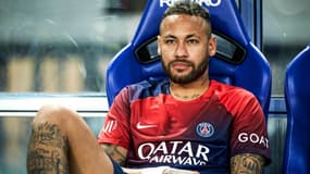 Neymar avec le PSG, le 25 juillet 2023
