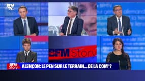 Story 1 : Marine Le Pen, opération récupération à Alençon - 28/10