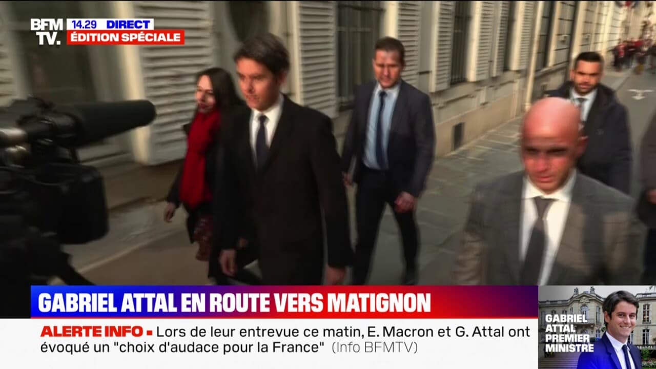 Gabriel attal a quitté le ministère de l'éducation pour se rendre à matignon