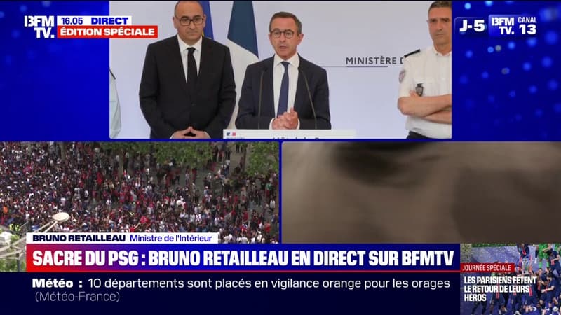 Bruno Retailleau, ministre de l'Intérieur, souligne 