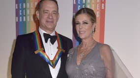 Tom Hanks et Rita Wilson à Washington en décembre dernier.