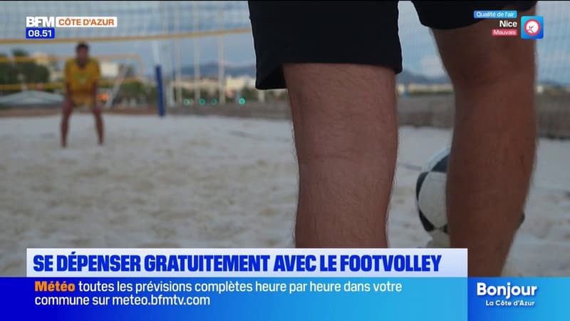 L'été chez nous : se dépenser gratuitement avec le footvolley !
