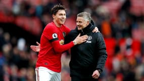Victor Lindelof et Ole Gunnar Solskjaer