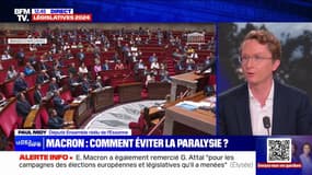 Paul Midy (député Ensemble réélu de l'Essonne): "La deuxième étape, c'est exclure la France insoumise pour qu'elle ne soit pas au gouvernement"