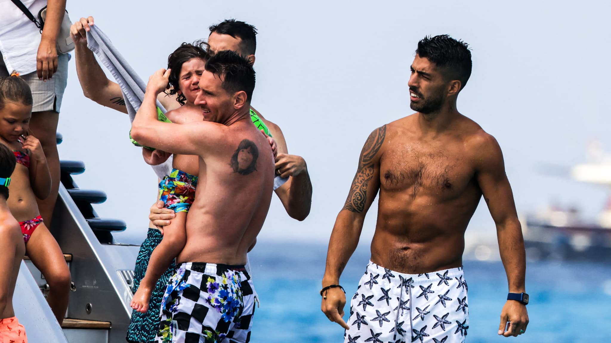 Messi et Suarez en vacances 