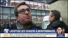 Panne à Montparnasse: "Des gens voyageaient allongés dans les couloirs", raconte ce voyageur