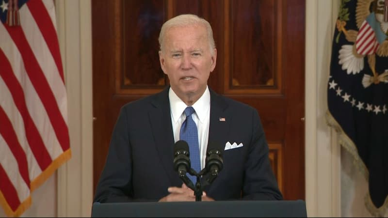 Joe Biden le 24 juin 2022 à la Maison-Blanche.