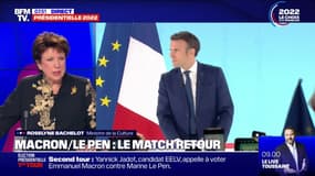 Roselyne Bachelot: "Emmanuel Macron va faire une campagne de deuxième tour extrêmement différente"