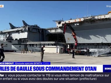 Le Charles de Gaulle passe sous commandement de l'Otan pour la première fois