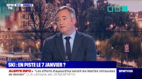 Remontées mécaniques: "Le 7 janvier est la date envisagée pour rouvrir", selon Jean-Baptiste Lemoyne