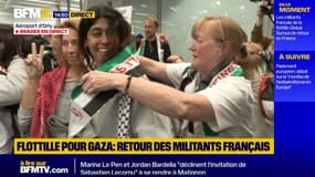 Flottille pour Gaza: quatorze Français expulsés d'Israël, dont Rima Hassan, ont atterri à Orly