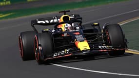 Verstappen lors des qualifs du GP d'Australie, le 1er avril 2023