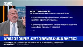 BFM éco : Impôts des couples, c'est désormais chacun son taux ! - 01/09
