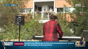 Confinement: une pianiste donne des concerts dans une maison de retraite à Montpellier