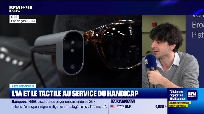 Salim Ejnaïni et Rémi du Chalard (SeeHaptic) : l'IA et le tactile au service du handicap - 08/01
