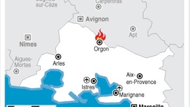 INCENDIE DANS LES BOUCHES-DU-RHÔNE