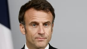 Le président Emmanuel Macron 