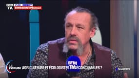 Pour Benoît Biteau (député européen écologiste), si les agriculteurs veulent préserver leur "capital sympathie", il faut que leurs modes opératoires "ne choquent pas" la population