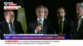 Gérald Darmanin à la communauté juive: "N'ayez pas peur (...) personne ne touchera à un cheveu d'un juif de France sans attendre la réponse foudroyante de l'État"