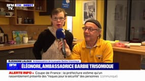 "Les regards, petit à petit, ont commencé à changer" estime Éléonore Laloux, ambassadrice de la poupée Barbie trisomique