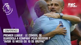 Premier League : Le conseil de Guardiola à Kompany pour réussir ? "Avoir 10 Messi ou 10 De Bruyne"