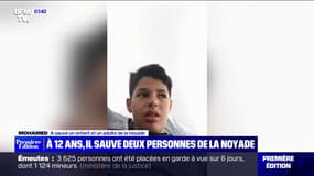 À 12 ans, Mohamed sauve un enfant et un adulte de la noyade