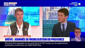 Grève en Provence-Alpes-Côte-d'Azur: Rémy Hours, secrétaire général CGT Cheminots 13, juge que la mobilisation du jour est légèrement plus importante dans la région qu'au niveau national