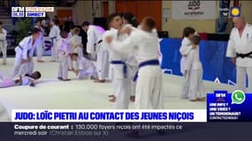 Judo: Loïc Pietri au contact des jeunes Niçois