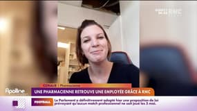 RMC s’engage pour vous : Une pharmacienne retrouve une employée grâce à RMC - 15/10