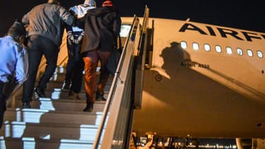 Cherif lors de son extradition.