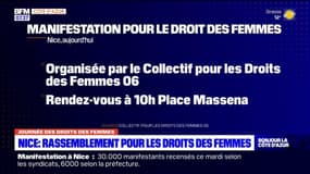 Nice: un rassemblement pour le droits des femmes cet après-midi