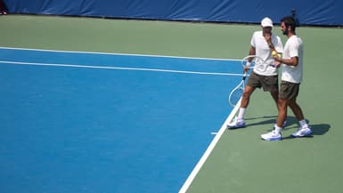 Sadio Doumbia et Fabien Reboul à l'US Open, le 22/07/2025